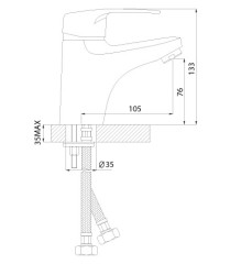 Смеситель Rossinka F40-11