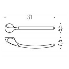 Полотенцедержатель Colombo Design Melo В1211.000