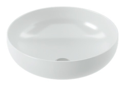 Раковина Artceram Jolie 500*500*170 отверстия для смесителя-отсутствуют белый матовый