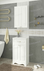 Шкаф навесной Francesca Империя 50 белый (2дв.)