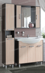 Шкаф-зеркало Francesca Eco 90 дуб-венге