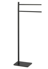 Gedy Artu, стойка: 2 полотенцедержателя, цвет черный матовый