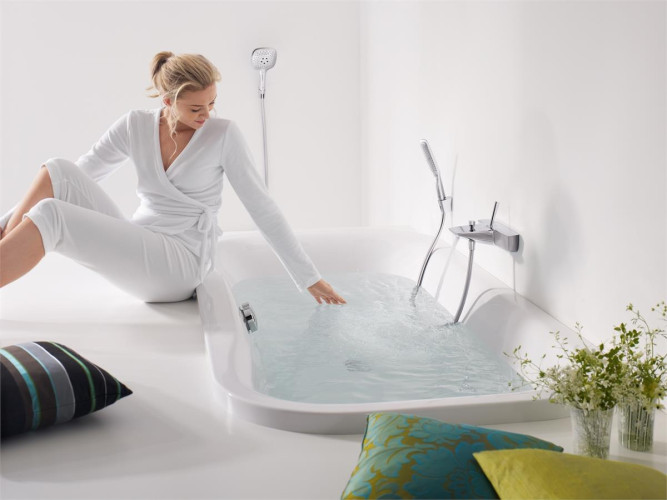 Смеситель для ванны Hansgrohe PuraVida хром (15472000)
