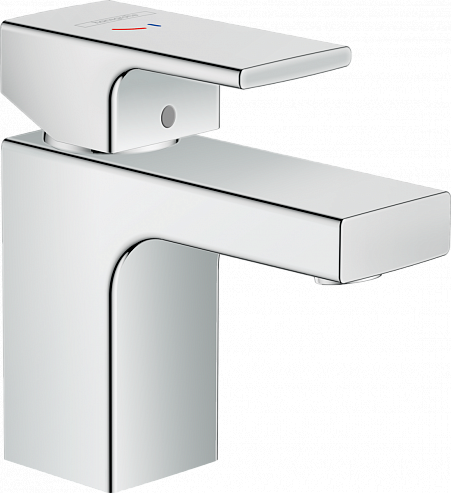 Vernis Shape Смеситель для раковины, однорычажный, 70 CoolStart, со сливным гарнитуром (71593000)