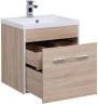 Тумба с раковиной Aquanet Августа 58 дуб сонома
