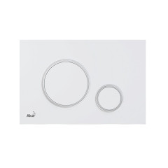 Кнопка смыва alcadrain 25х3.6х17 для инсталляции, пластик, цвет Белый (M776)