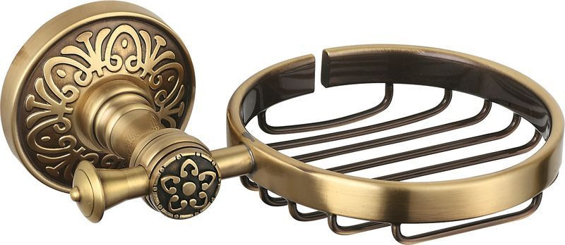 Sanibano Nilo, настенная мыльница решетка, цвет золото