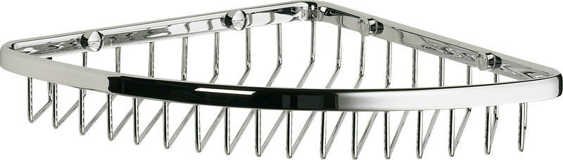 Sanibano, решётка угловая 1-уровневая, длина 23 см, цвет хром