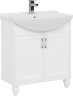Тумба под раковину Aquanet Валенса NEW 75 белый