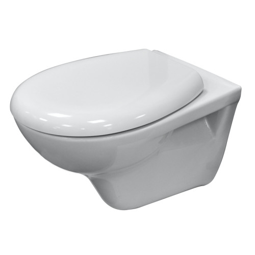 Унитаз подвесной Kale OPTIMUM 350х400х515 безободковый с сиденьем без микролифта, белый