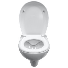 Унитаз подвесной Kale OPTIMUM 350х400х515 безободковый с сиденьем без микролифта, белый