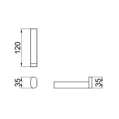 Держатель для туалетной бумаги Webert Living LV500801345, никель