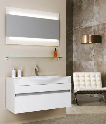 Подвесная тумба 100 см Aqwella Ber.01.10/W