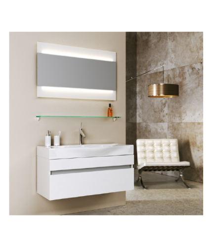 Подвесная тумба 100 см Aqwella Ber.01.10/W