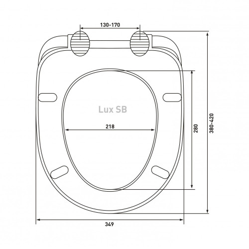 Сиденье BERGES 10605 Lux SB