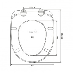 Сиденье BERGES 10605 Lux SB