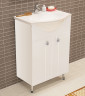 Тумба под раковину AQUATON ФИДЖИ 60 напольная, белая (1A179601FG010)