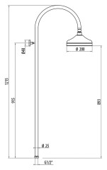Душевой гарнитур Gattoni Programma Docce 4292/PD