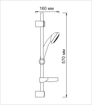 Душевой гарнитур WasserKRAFT A005
