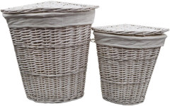 Корзина для белья WasserKRAFT Vils 31x31x45 WB-560-M с крышкой