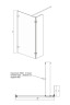 Душевая перегородка Ambassador Walk-in 15031105 (900x2000)
