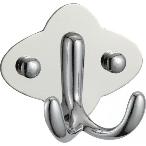 Крючок двойной Savol S-00101B хром