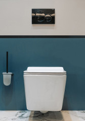 Унитаз подвесной безободковый Creto Logan L2 белый - (крышка а комплекте) 1002-001-L2W