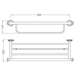 Полка для полотенец Schein Superior 7066042