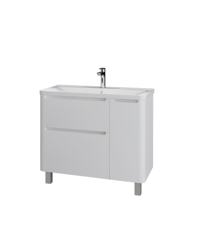 Тумба напольная Grossman АДЕЛЬ-100 см с 2-я ящ. белая (ум. Aдель-100)