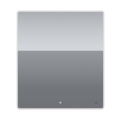 Зеркало POINT, 80x90 см, сенсорный выключатель, LED-подсветка