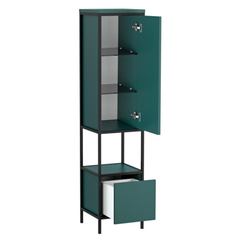 Пенал Cersanit BOTANIQUE 30х30х135 Напольный Зеленый (63016)