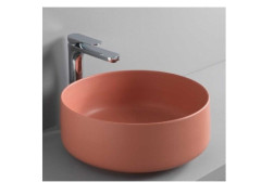 Раковина Artceram Cognac 480*480*125 отверстия для смесителя-отсутствуют Red coral