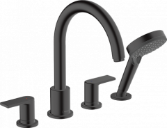 Смеситель на борт ванны Hansgrohe Vernis Shape, матовый чёрный (71459670)