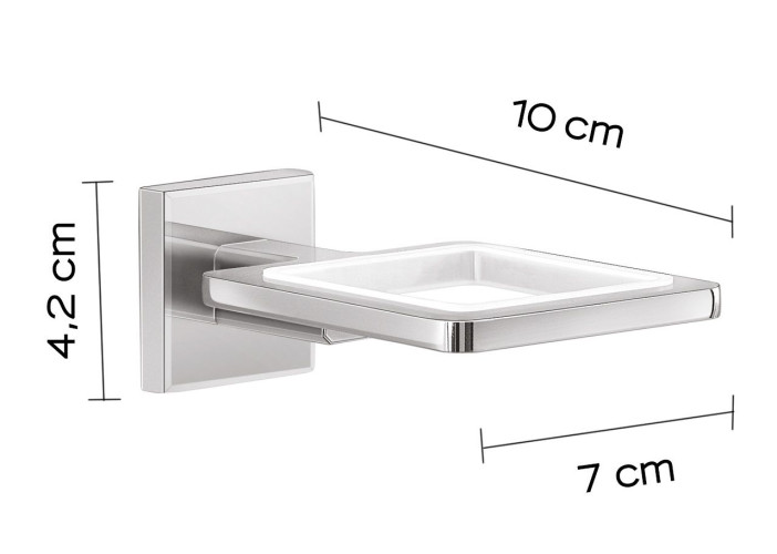 Gedy Colorado, настенный держатель для мыльницы 38111310/стакана 38101310/дозатора 38811310, цвет хром