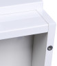 Тумба напольная Style Line Даллас 140, 2 ящика, Люкс белая, PLUS