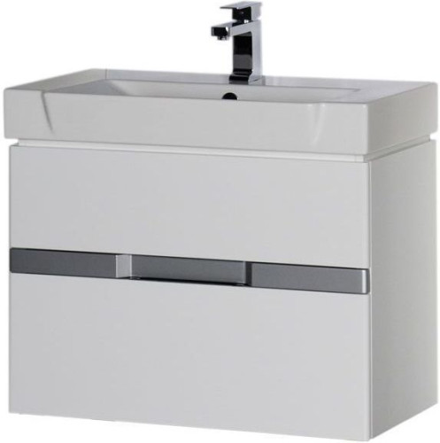 Тумба с раковиной Aquanet Виго 80 белый