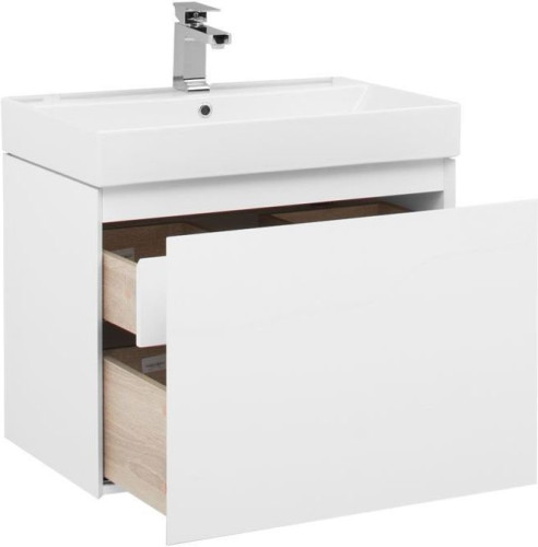 Тумба с раковиной Aquanet Йорк 70 белый