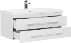 Тумба с раковиной Aquanet Нота NEW 100 белый