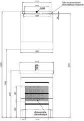 Тумба с раковиной Aquanet Сиена 60 белый (напольный 3 ящика)