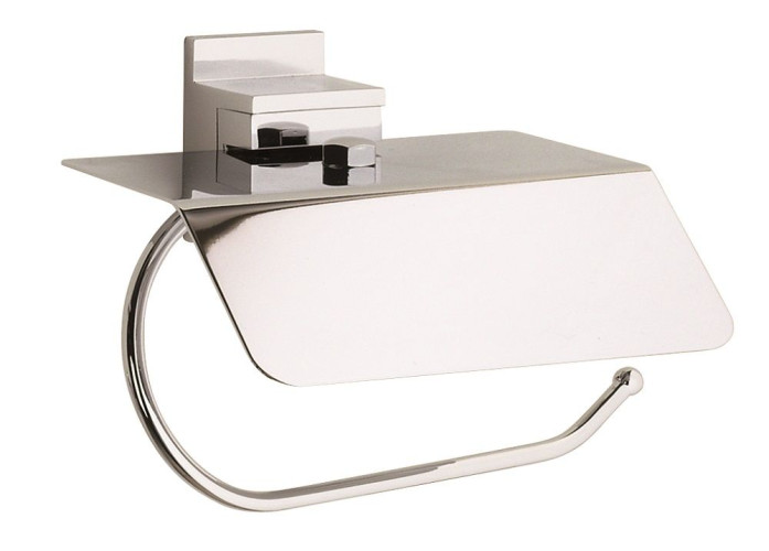 Sanibano Cosmo, бумагодержатель с крышкой, цвет хром