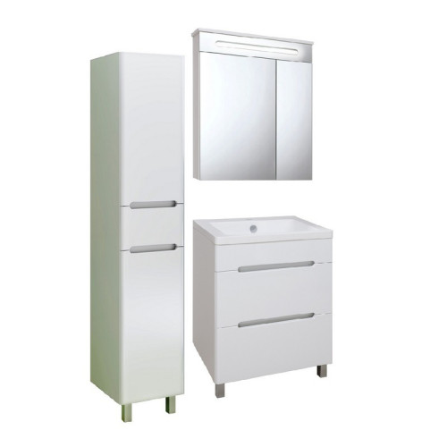 Зеркальный шкаф Runo Парма 60