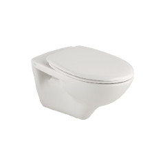 Унитаз подвесной KALE OPTIMUM безободковый с сиденьем микролифт