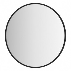 Зеркало настенное EVOFORM в багетной раме чёрный, D50 см, BY 7501