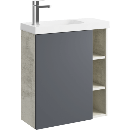 Подвесная тумба 60 см Aqwella ALB0106LLS+ALB0706GRМ