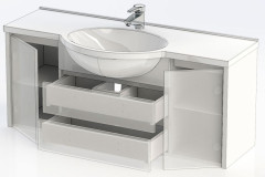 Раковина для тумбы Aquanet Лайн 120 marmite pernilla