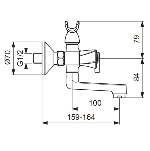 VIDIMA LIFE BA361AA Смеситель для ванны/душа
