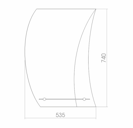 Зеркало MIXLINE Флагман (525384)