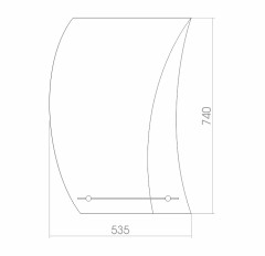 Зеркало MIXLINE Флагман (525384)