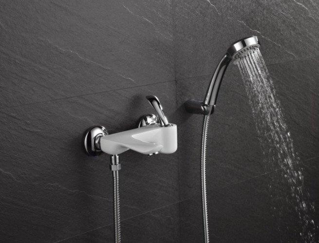 Смеситель для ванны D&K Venice DA1033256, белый