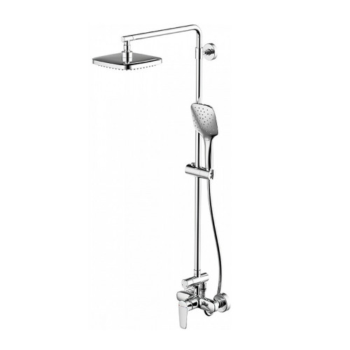 Душевая колонна для душа Bravat SOURCE со смесителем, хром (F9173218CP-A-ENG)